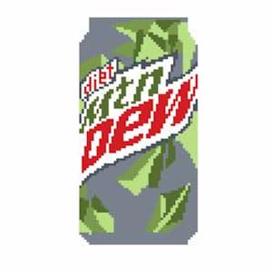 Mountain Dew Can Digitale Nadelstichvorlage