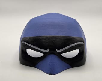 Mini maschera da pipistrello eroe anni '60 stampata in 3D: costume leggero per gatti e cani di piccola taglia