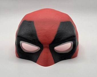 3D-geprint rood minimasker – lichtgewicht kostuum voor katten en kleine honden