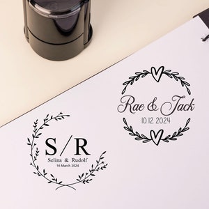 Personalized Wedding Stamp,Wedding Stamp,Initial Stamp,Stamp Save the Date,Wedding Favor Stamp, Wedding Gift,Couple Name Stamp,Wedding Favor