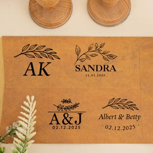 Custom Wedding Stamps, Personalized Wedding Stamps, Monogram Stamps, Stationery Stamps, Thank You Stamps, Wedding Embosser for Invitations