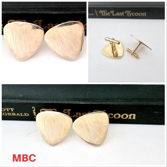 Vintage Monogrammed Initial Cufflinks, Priced per… - image 4