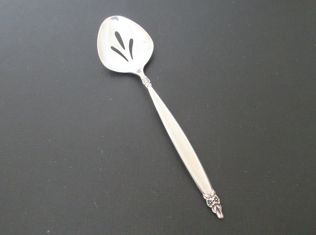Mid Century Modern Relish Spoon, Garland 1965 by 1847 Rogers Bros