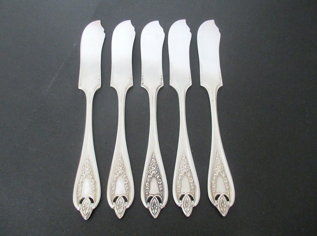 Antique Butter Knives Old Colony 1911 by 1847 Rogers Bros Etsy