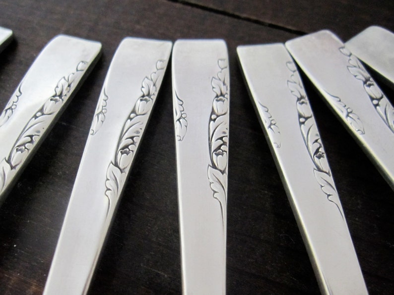 Vintage Teaspoons Proposal 1954 Pattern by 1881 Rogers Silverplate Set of 15 Spoons