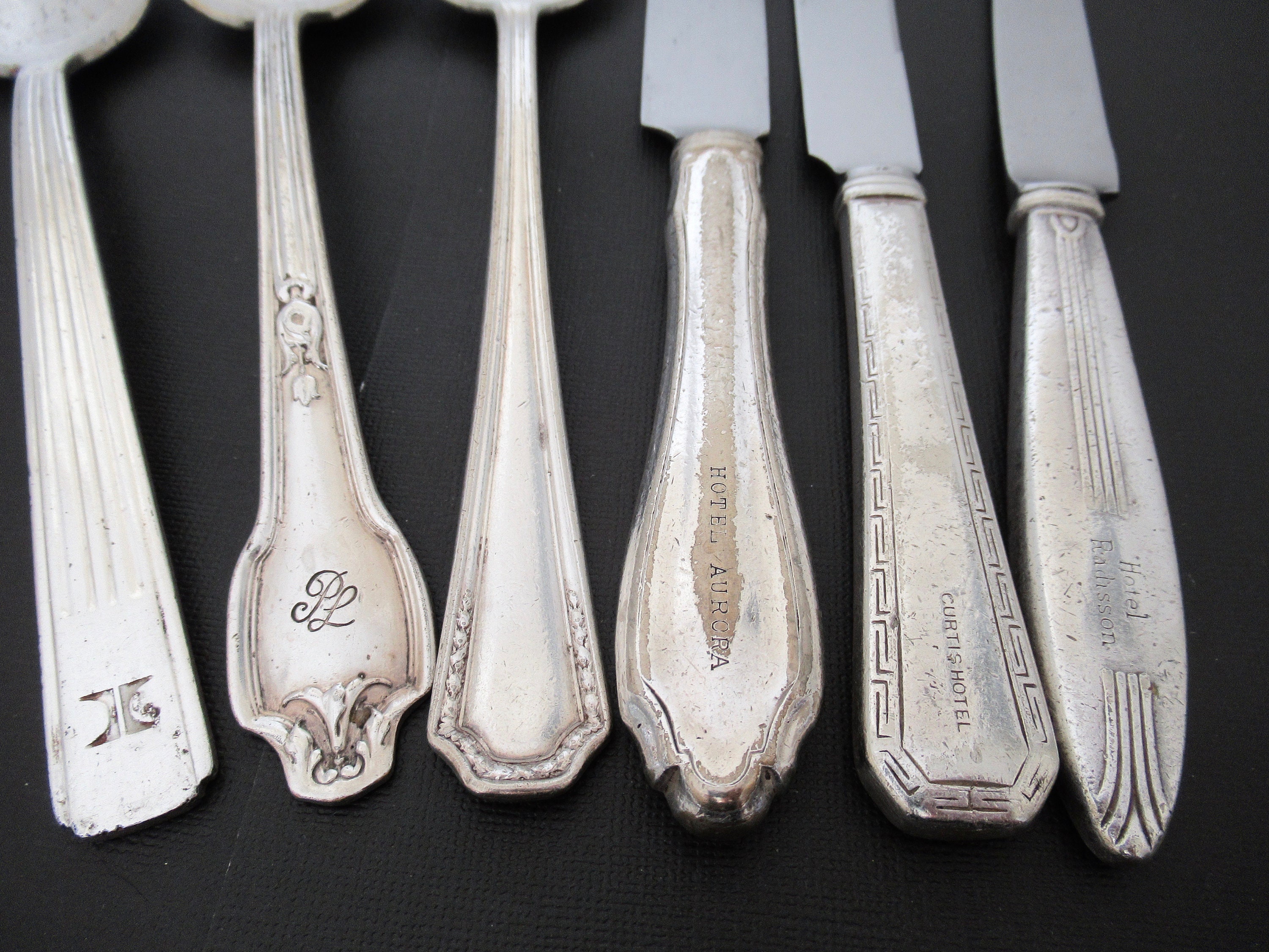 Vintage Hotel Silver Flatware Lots Antique Historic Hotel Etsy