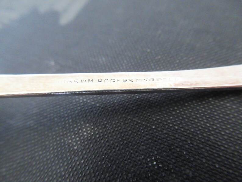 Petite Sauce Ladle Antique Silverplate L.B Tipped by Wm Rogers Mfg Co Vintage Small Condiment Ladle Monogrammed Ladle Serving Flatware