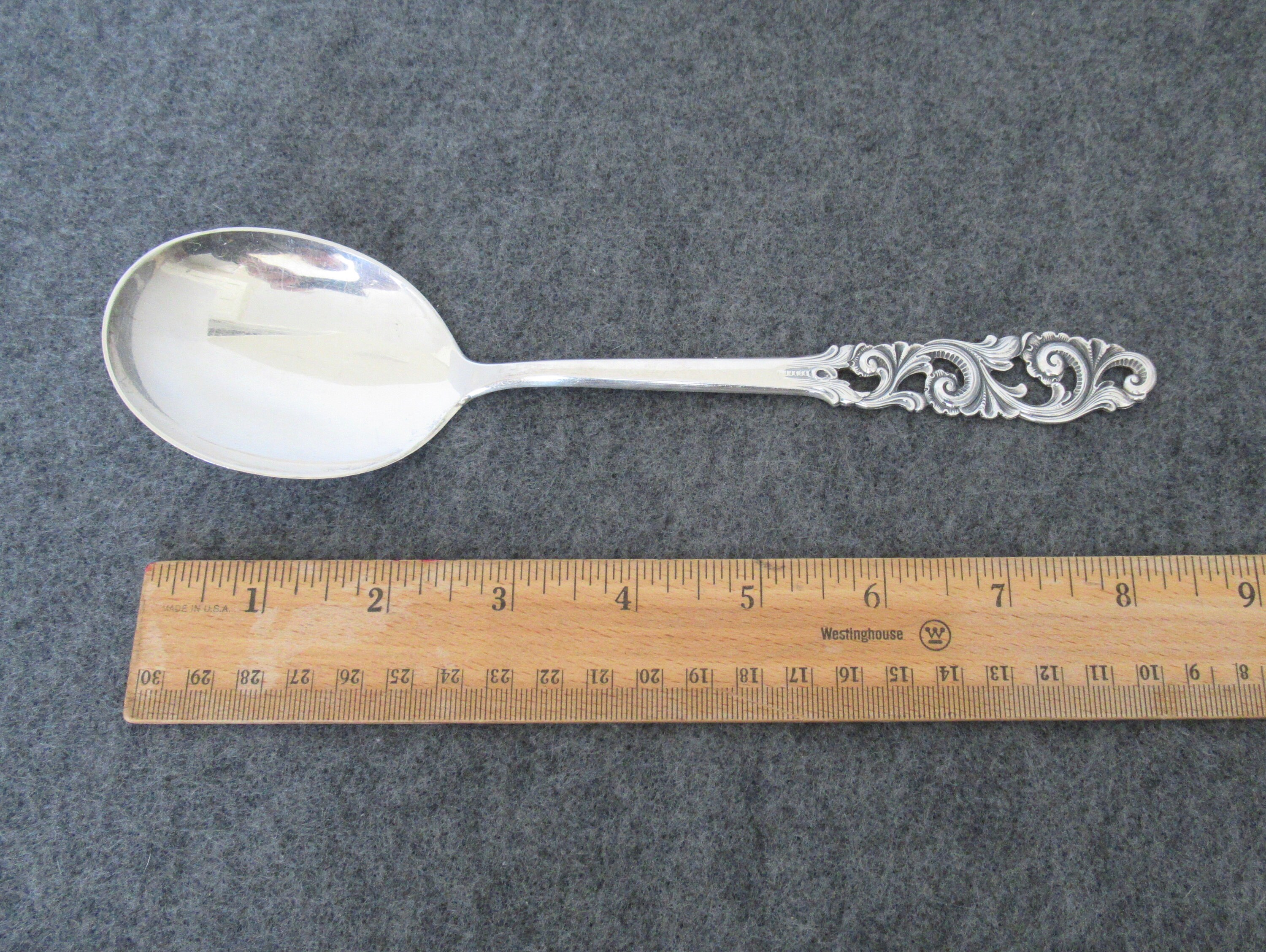 Antique Serving Spoon Spoon, Brodrene Mylius Tele Norway 830 Antique Serving Spoon Spoon, Brodrene Mylius Tele Norway 830