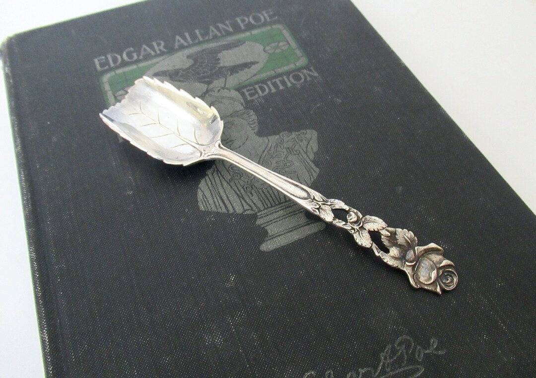 Antique Sugar Shovel Spoon, European 800 Silver Sterling Standard