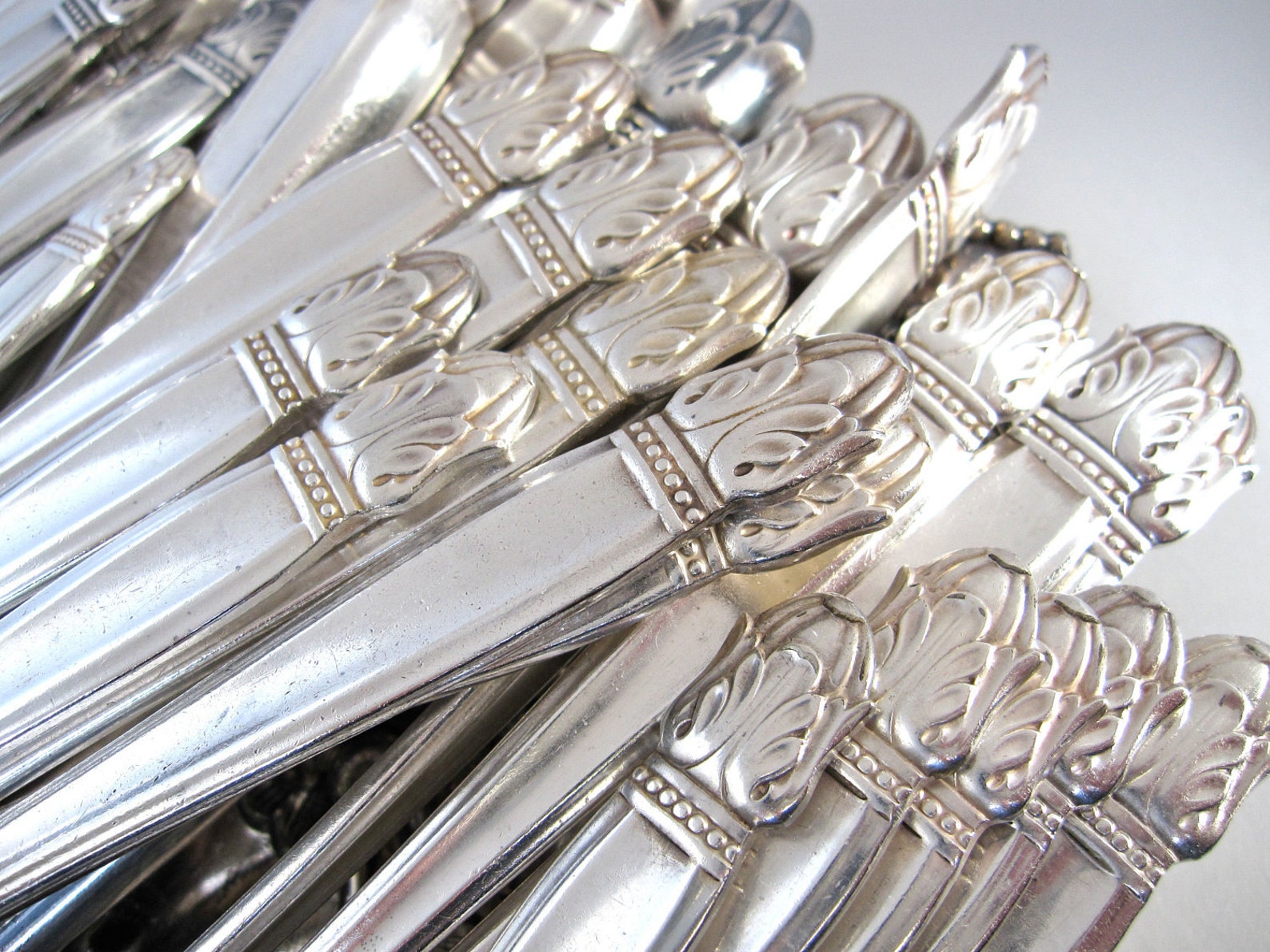 Vintage Silverplate Flatware Lot Danish Princess 1938 by Etsy