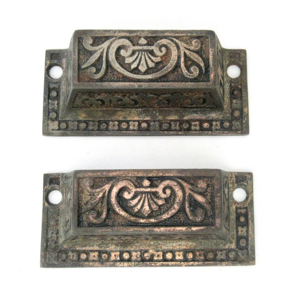 Vintage Brass Drawer Pull - Eastlake Style Cabinet Pull For Furniture Makeover