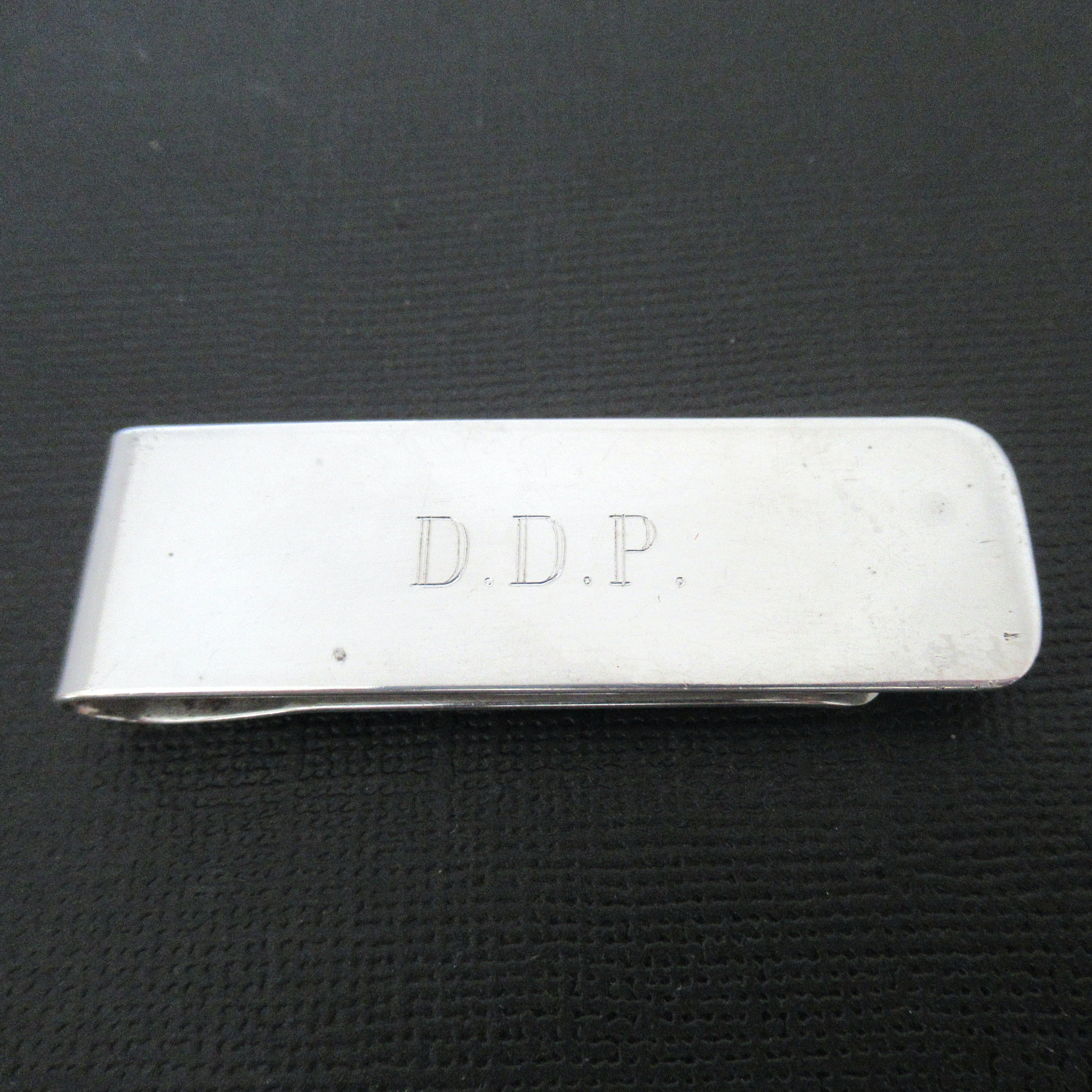 Tiffany Sterling Silver Money Clip Holder, Vintage DDP