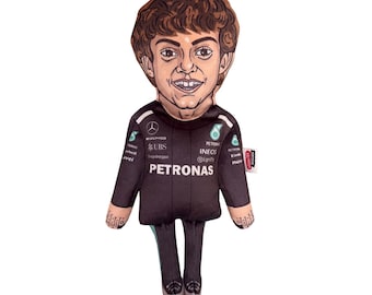 Peluche Kimi Antonelli : poupée Formule 1