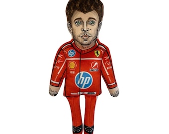 Peluche Charles Leclerc : poupée Formule 1