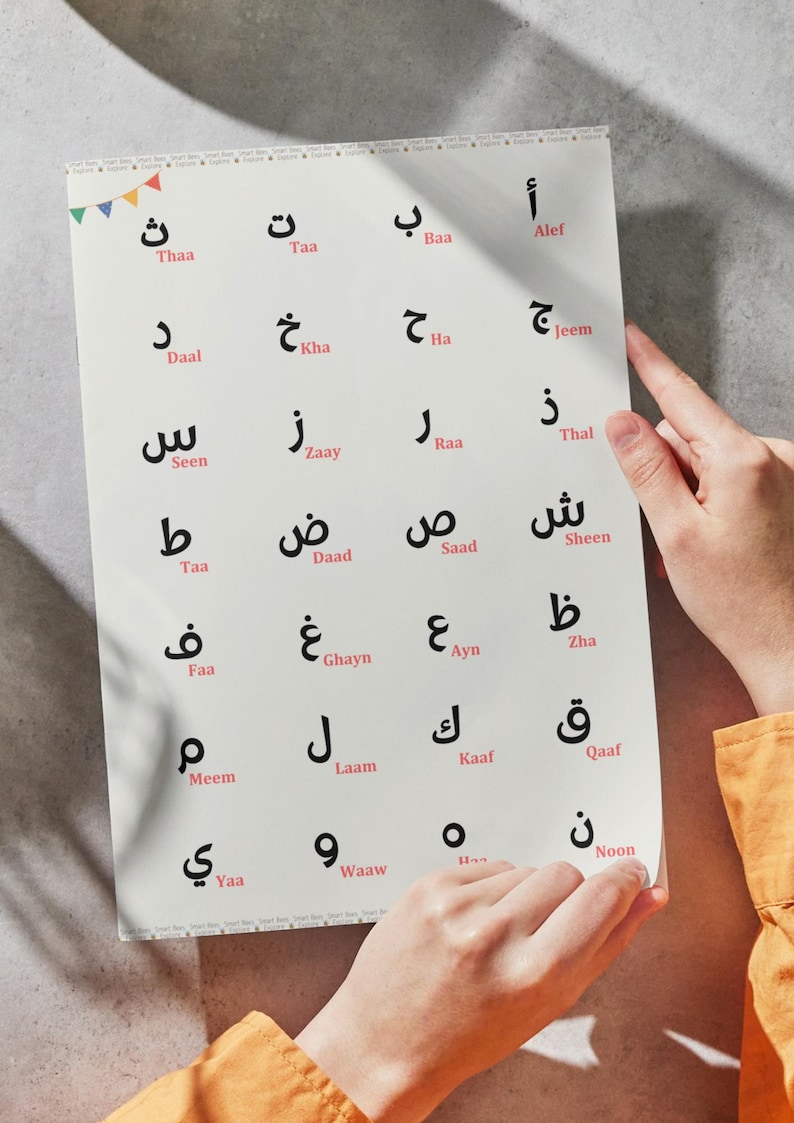 Arabic Alphabet Worksheet | Learn Letters, Sounds (PDF Printable) - Etsy