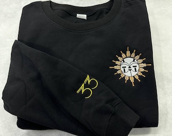 Esquie Embroidered Expedition 33 Shirt, Clair Obscur 2025 Game Tee, Gamer Embroidered Sweatshirt, Unique Video Game Fan Gift