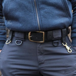 Handmade black leather belt, Mens leather belt, Tactical Belt, Gift for him, Custom Belt, Premium leather belt,Vintage leather belt