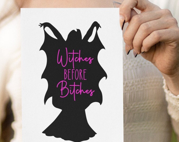 Greeting Card // Witches Before B*tches // Witchcraft // Magic // Friendship