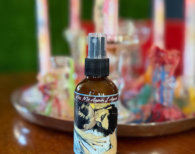 Kiss Me Again & Again Spiritual Mist Spray, Witchcraft, Pagan, Hoodoo, Magic, Wicca, New Age
