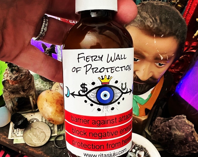Rita's Fiery Wall Spiritual Mist Spray - Pagan, Magic, Witchcraft, Hoodoo