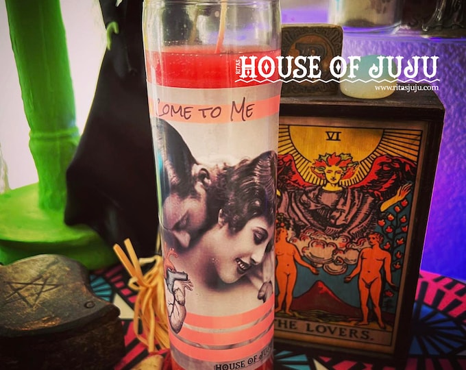 Candle // Come to Me // 7 Day Hoodoo Ritual Candle // Witchcraft // Pagan