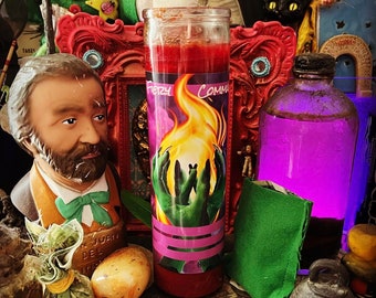 Ritual Candle // Fiery Command // 7 Day // Witchcraft // Vigil Magic