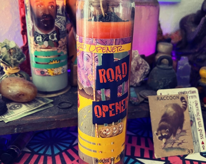 Ritual Candle // Road Opener // 7 Day // Witchcraft // Vigil Magic