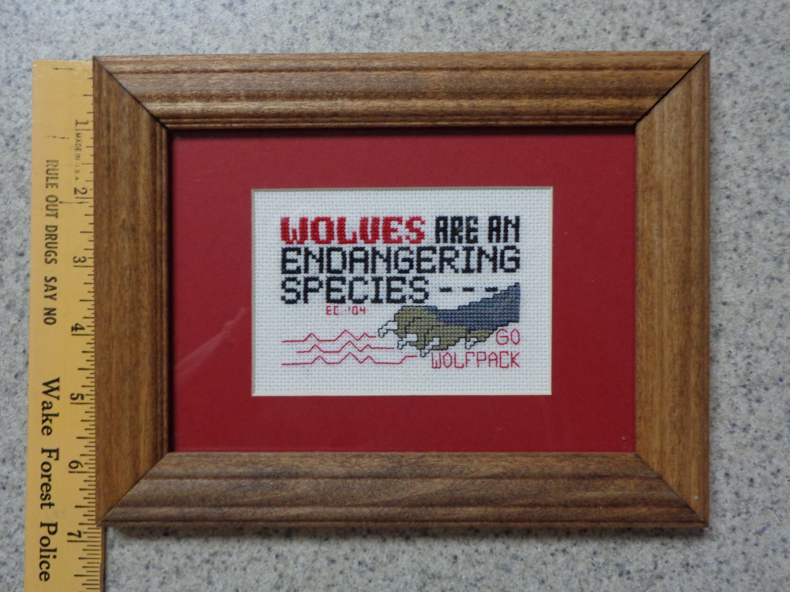 NCSU NC State Wolves Are an Endangering Species | Etsy