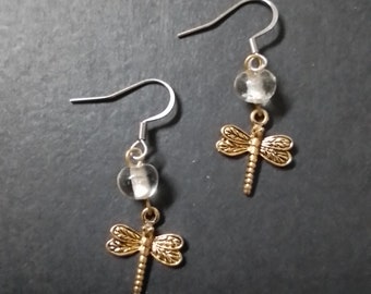 Small Dragonfly Earrings