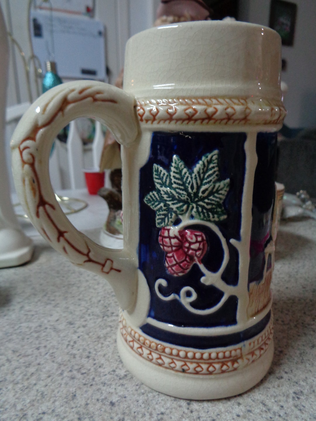 Vintage Ceramic German Beer Stein Beer Mug Etsy