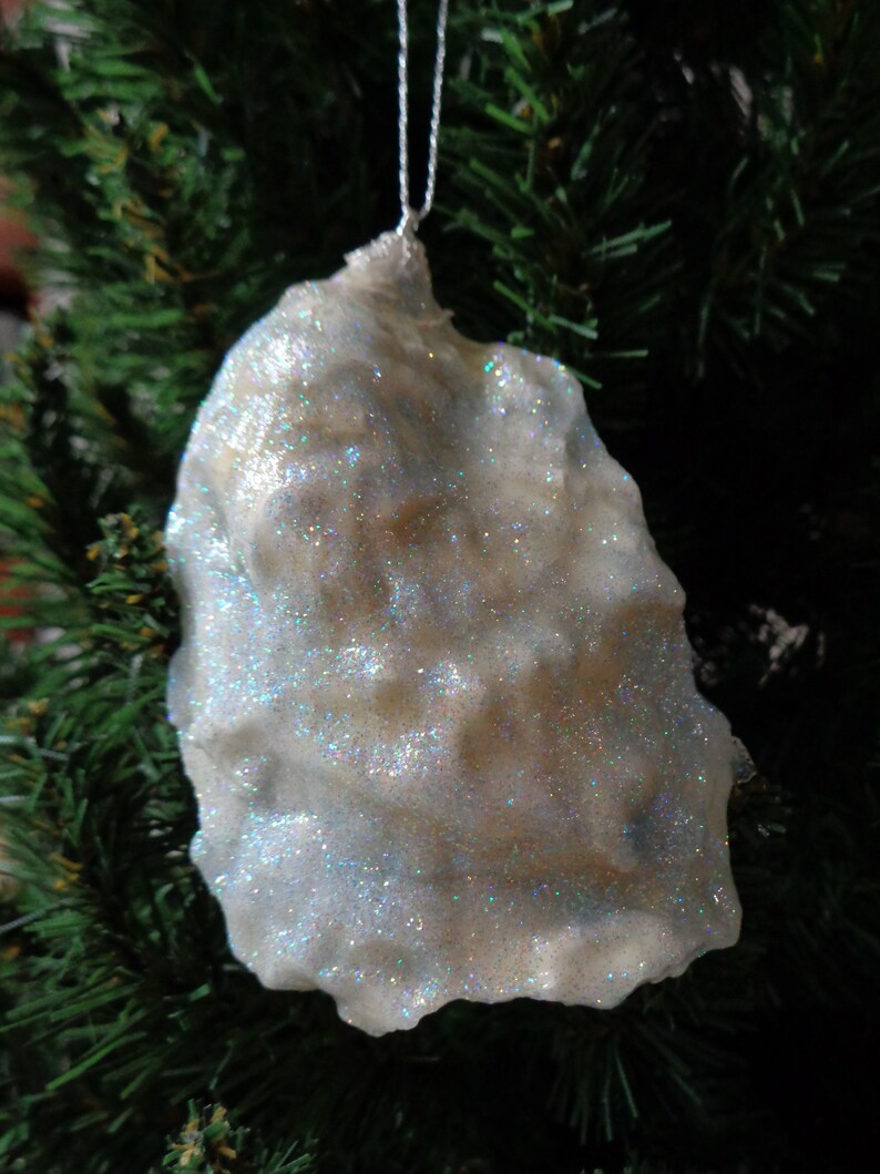 Iridescent Oyster Shell Angel Christmas Tree Ornament Beach Tree Decoration Shell Tree Decor