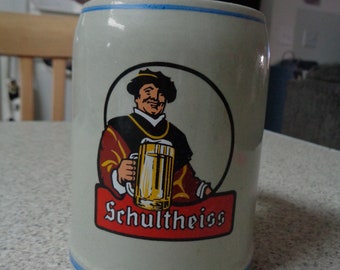 Vintage  Ceramic German Beer Stein  - Beer Mug