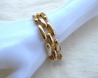 Joan Rivers Open Link Bracelet Gold Plated