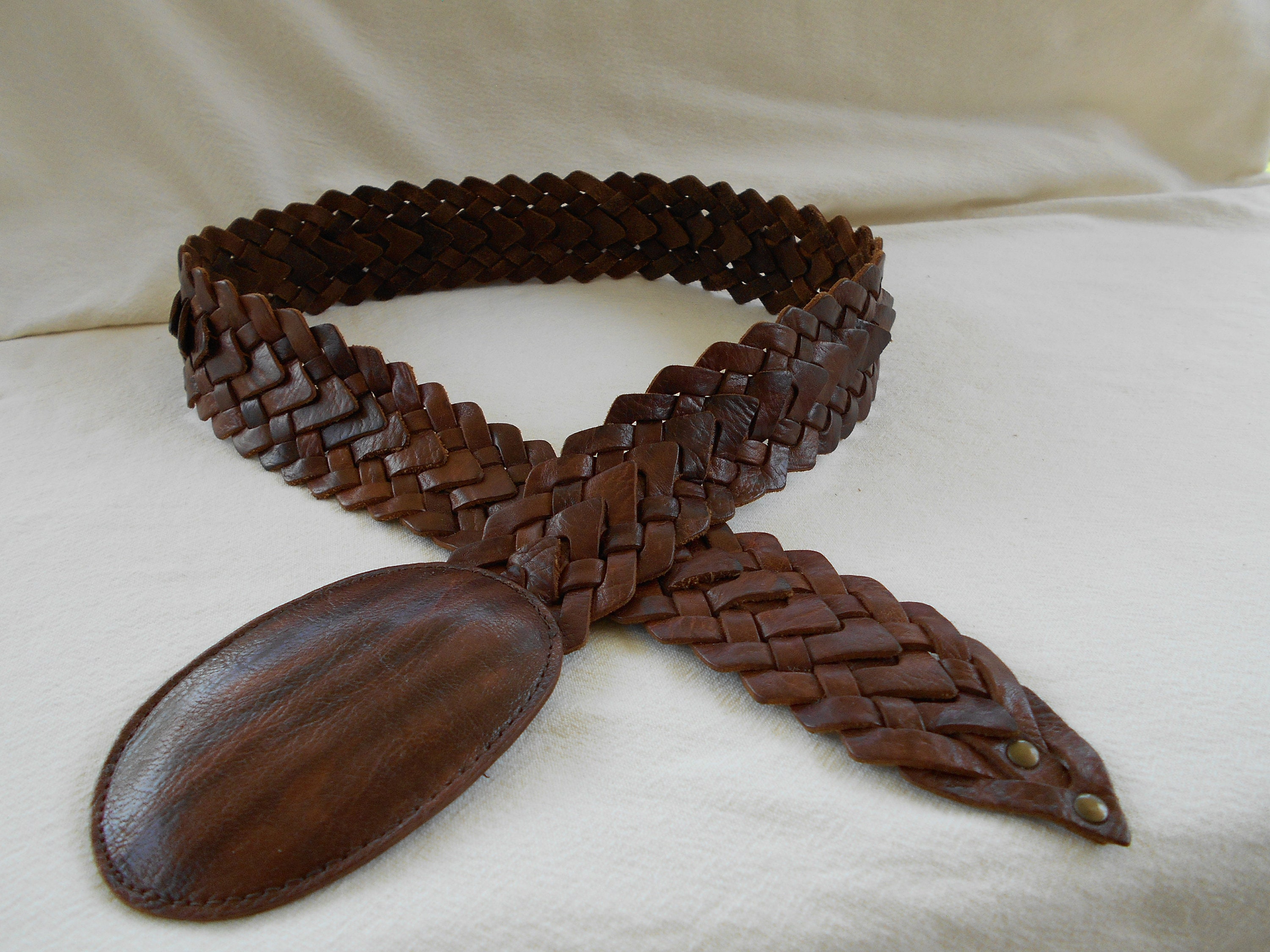 Chico\'s vintage Warm Brown Genuine Leather Belt Chico main image 3
