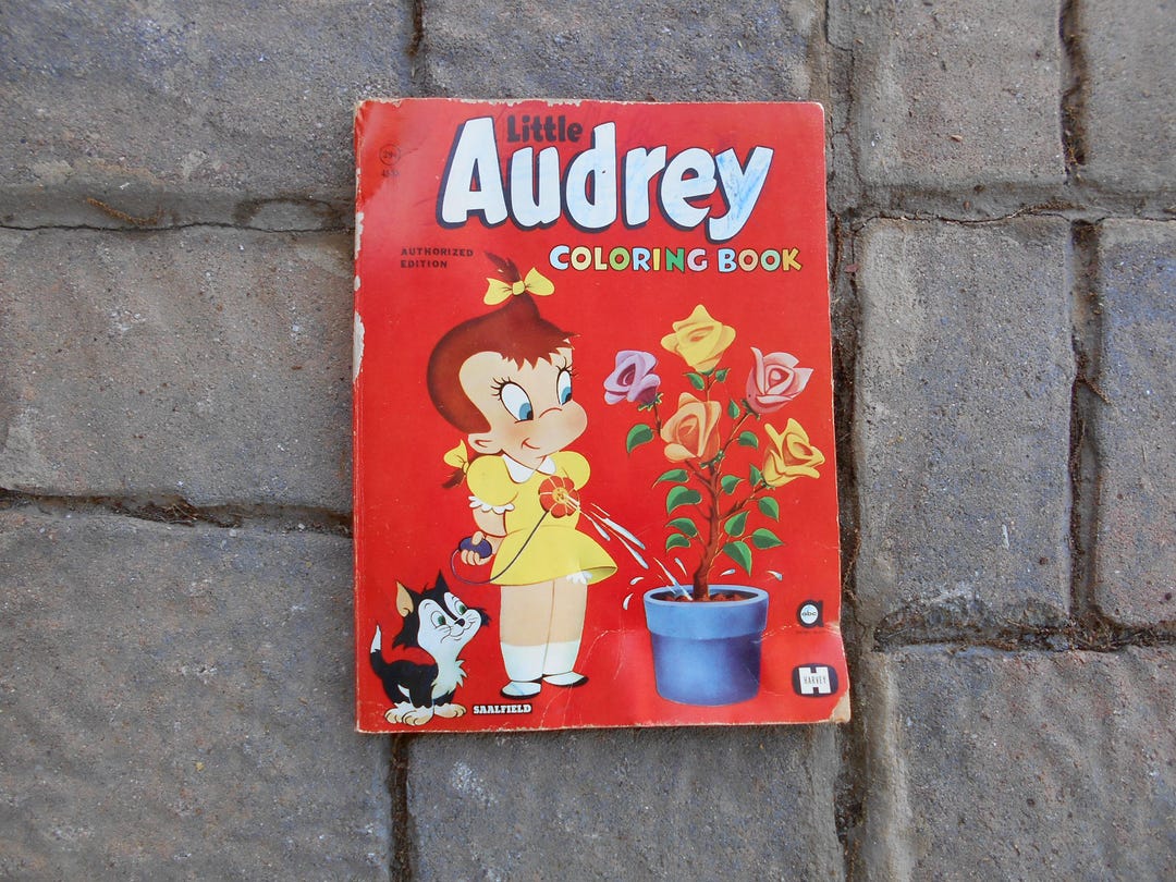 Little Audrey Coloring Book 4535 1950s - Etsy