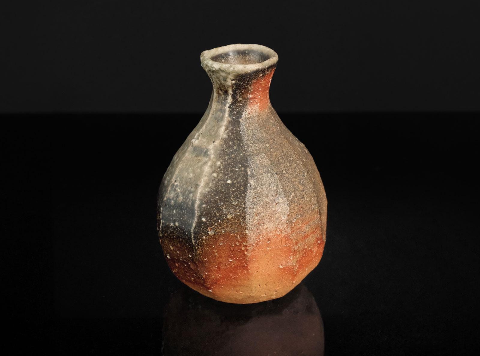 天然灰釉切子徳利 – 小山喜代子 - Etsy 日本