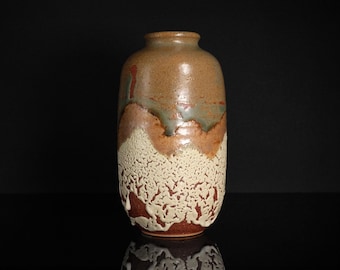 信楽焼　神崎宗昭 神崎宗昭作 信楽焼灰釉紋壷 - Etsy 日本