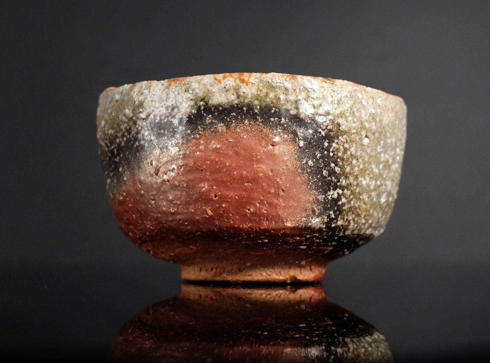 織部　壺 Mn3098『侘びさびの中国陶磁コレクターZ様所蔵』唐時代 唐三彩 酒盃