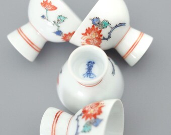 柿右衛門作 酒器セット：手描き有田焼、銘入り友箱 - Etsy 日本