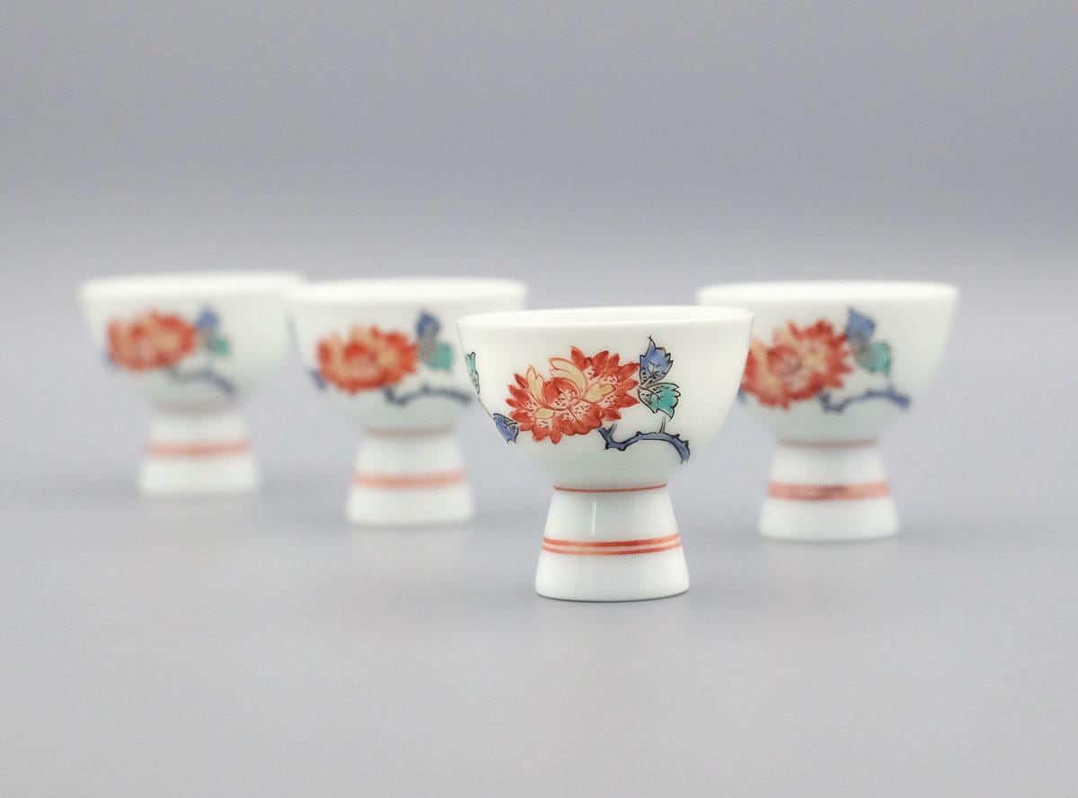 柿右衛門作 酒器セット：手描き有田焼、銘入り友箱 - Etsy 日本