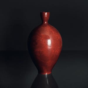 A Cast Bronze Flower Vase (鋳銅花瓶) by Kasai Taizo