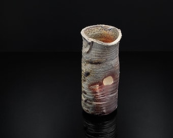 Yohen Flower Vase (窯変花生) – First Firing, 1986 by Rikei
