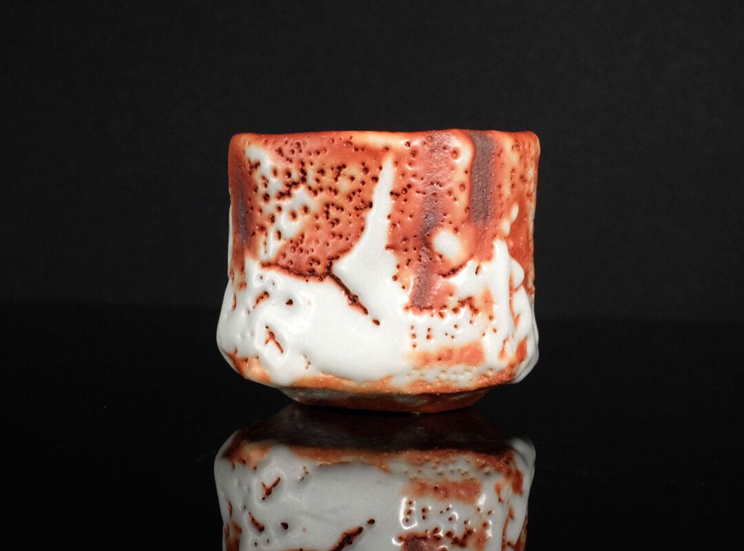 赤志野ぐい呑 加藤豊久作 美濃焼友箱付ぐい呑 - Etsy 日本