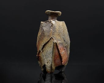 美濃陶器志野焼 加藤豊久・酒器ぐい呑 加藤豊久作 赤志野ぐい呑み 美濃