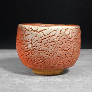 Bizen-Shino Chawan (備前志野茶碗) by Fujiwara Keisuke