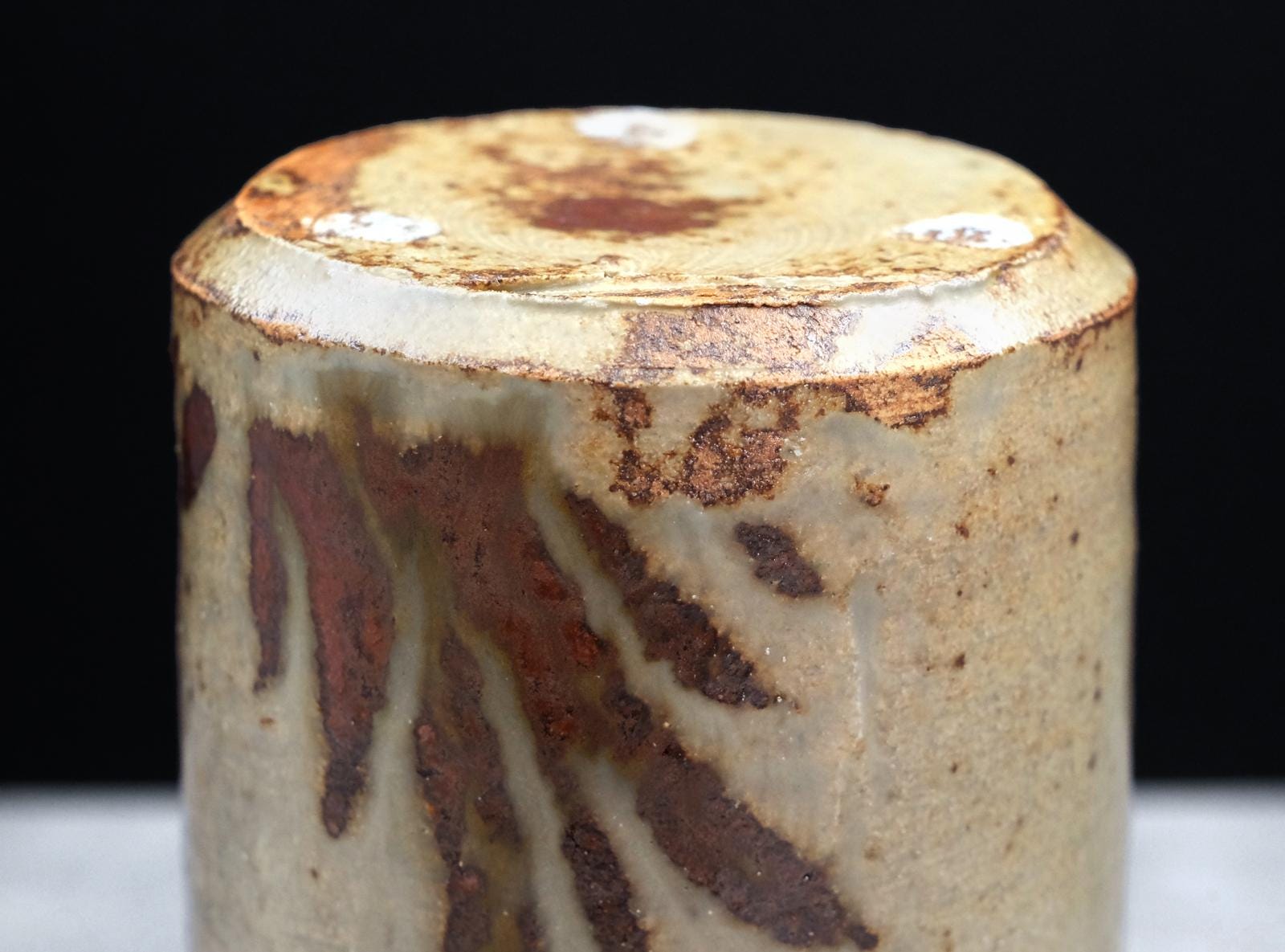 黄瀬戸花入 加藤幸三作 昭和～平成～令和 - Etsy 日本