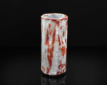 A.P. 予約済 - 松井智之作 備前焼 かびん 花入 茶花 壁掛け 花瓶