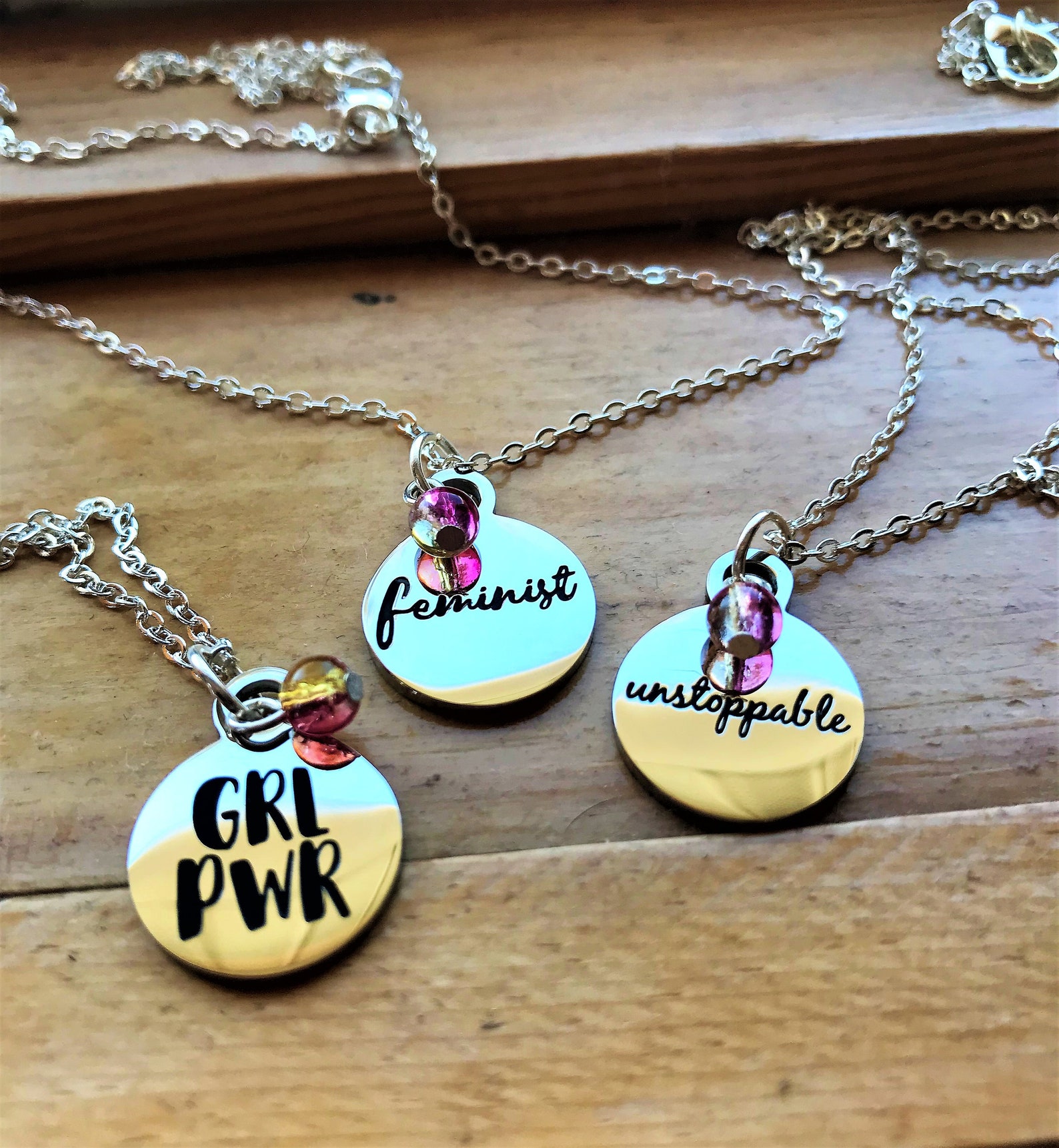 Empowerment jewelry for empowered women. Unstoppable jewelry Etsy