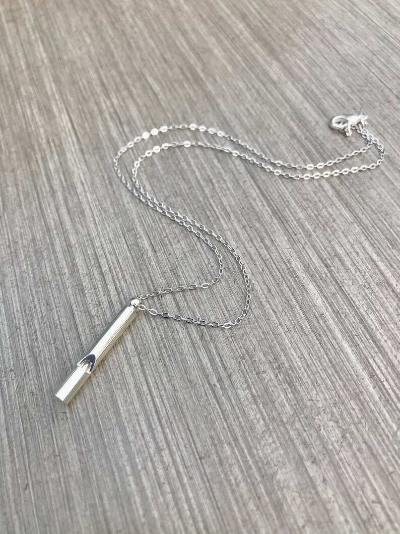 Whistle Necklace Gold Whistle Charm. Bright Gold Charm Etsy