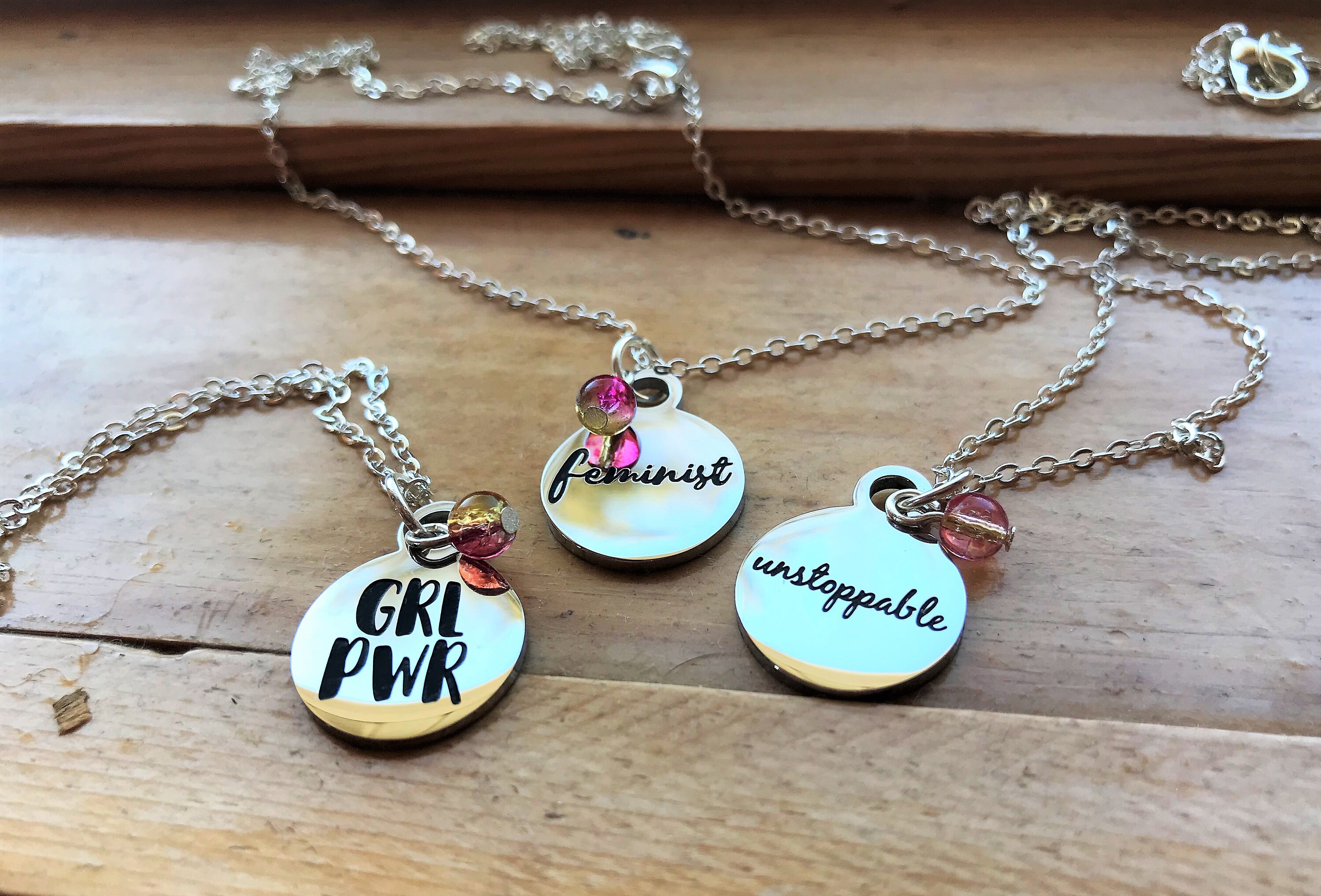 Empowerment jewelry for empowered women. Unstoppable jewelry Etsy